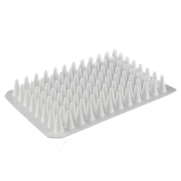 0.1mL PCR platen Non-skirt, Laag profiel, 96-wells, Wit - Image 2