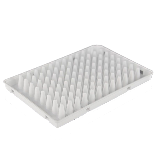 0.1mL PCR platen Half-skirt, Laag profiel, 96-wells, Wit - Image 3