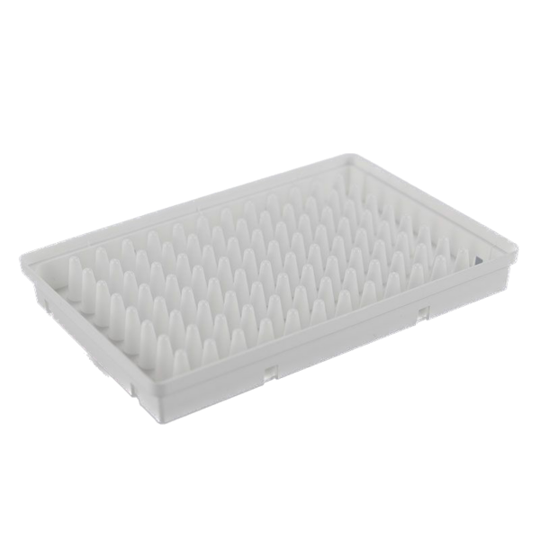 0.1mL PCR platen Full-skirt, Laag profiel, 96-wells, Wit - Image 2