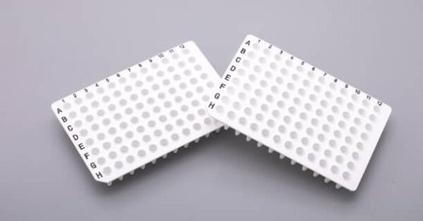 0.2mL PCR platen Non-skirt, Hoog profiel, 96-wells, Wit - Image 3