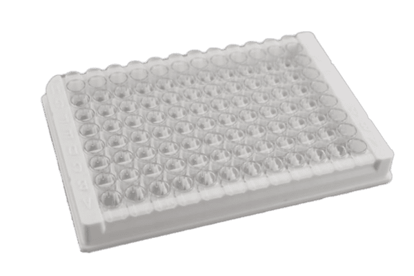 0,2mL ELISA platen, 96 wells, wit, afneembare strips