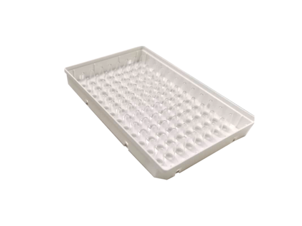 0.1mL PCR platen Full-skirt, Laag profiel, 96-wells, Wit, Transparante Wells - Image 2