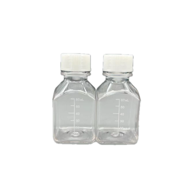 60ml Mediumfles | Vierkant, PETG