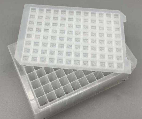 Verzegelmat (Siliconen, voor 96 Deep Well Plates)
